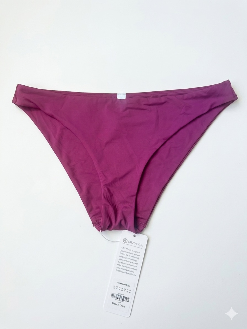 CRZ YOGA Berry-Magenta Bikini Bottom